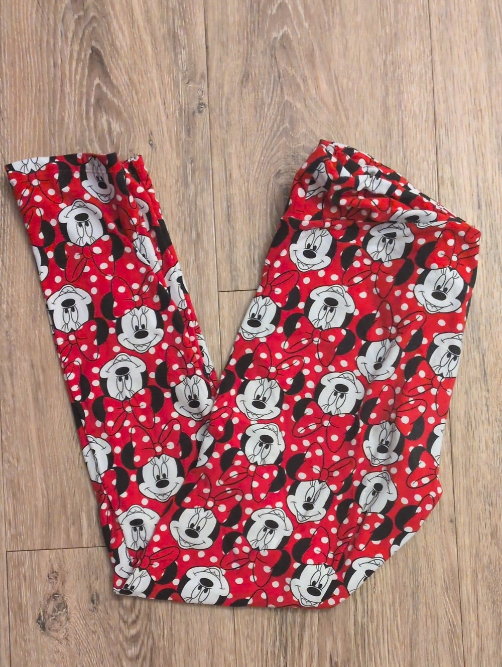 Lularoe Minnie Mouse Polka Dot Leggings (Tall And Curvy)